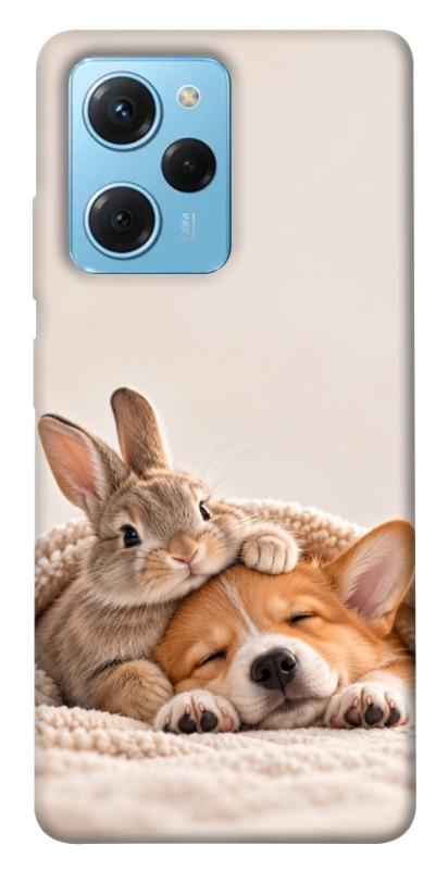 Чохол itsPrint Rabbit and corgi для Xiaomi Poco X5 Pro 5G, armored, купити оптом з доставкою