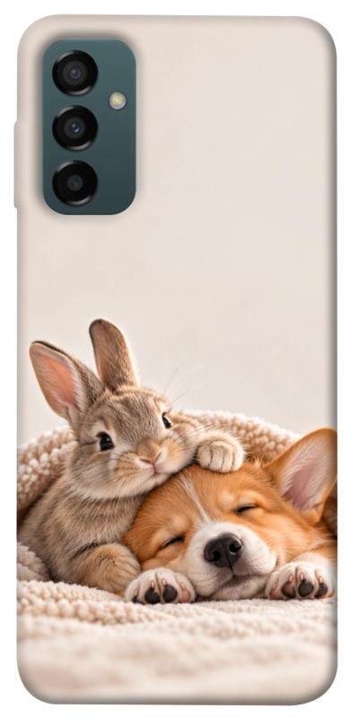 Чехол itsPrint Rabbit and corgi для Samsung Galaxy M14 5G, armored, купить оптом с доставкой