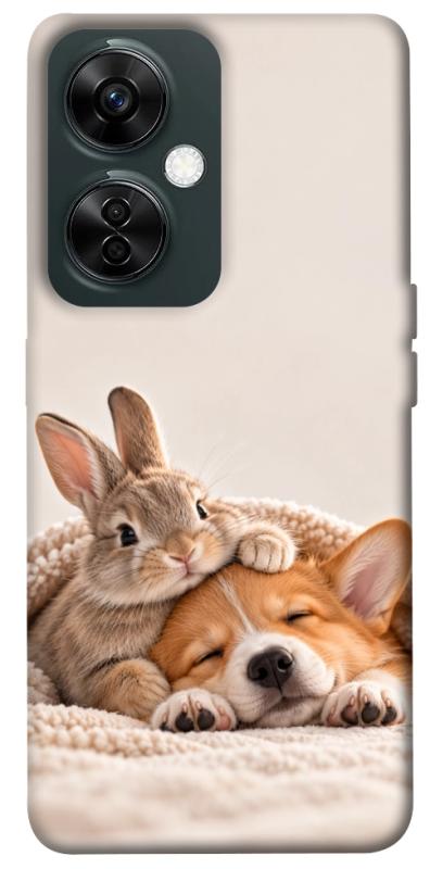 Чехол itsPrint Rabbit and corgi для OnePlus Nord CE 3 Lite, armored, купить оптом с доставкой
