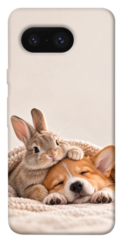 Чохол itsPrint Rabbit and corgi для Google Pixel 8, armored, купити оптом з доставкою
