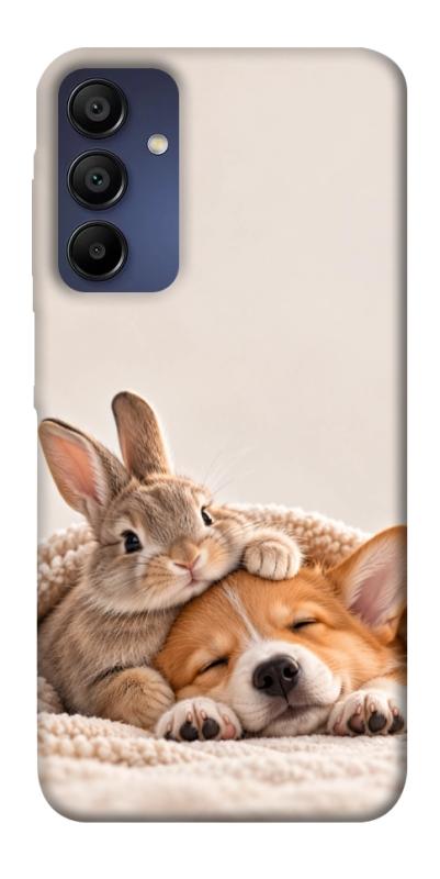 Чехол itsPrint Rabbit and corgi для Samsung Galaxy A15 4G/5G, armored, купить оптом с доставкой