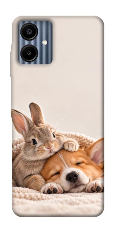 Чехол itsPrint Rabbit and corgi для Samsung Galaxy A06, armored, купить оптом с доставкой