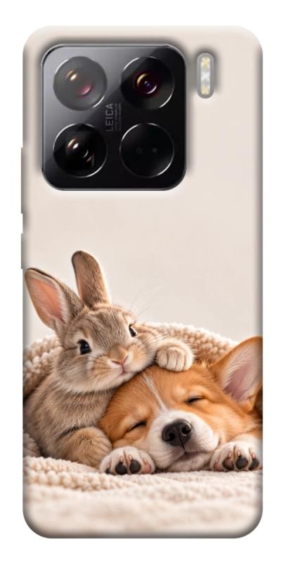 Чохол itsPrint Rabbit and corgi для Xiaomi 15 Pro, armored, купити оптом з доставкою