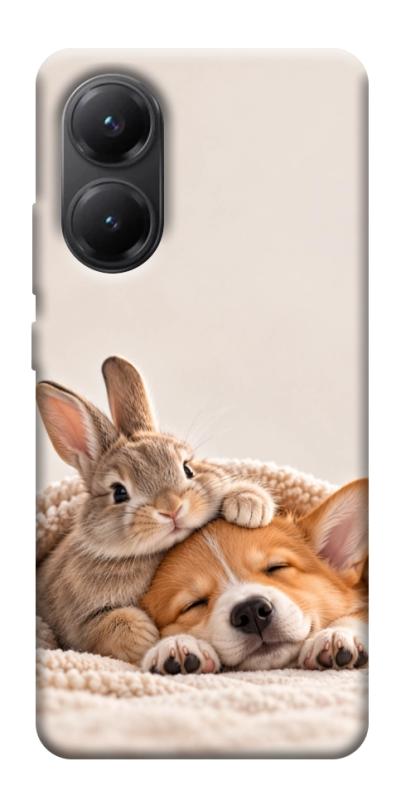 Чохол itsPrint Rabbit and corgi для Xiaomi Poco X7 Pro, armored, купити оптом з доставкою