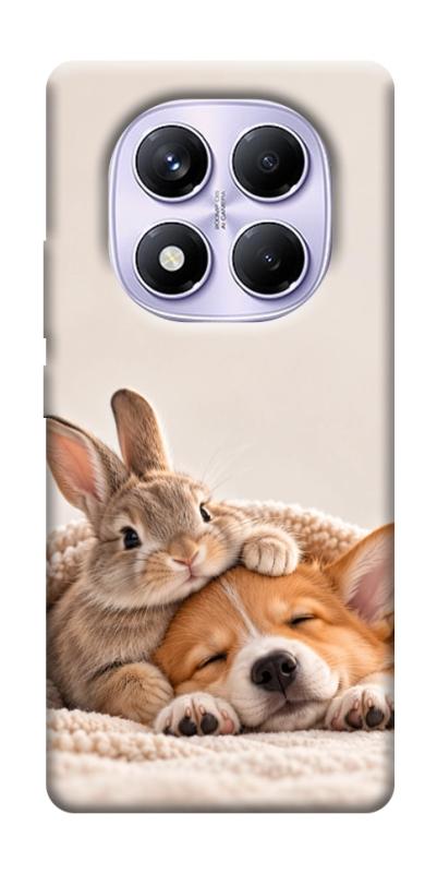 Чохол itsPrint Rabbit and corgi для Xiaomi Poco X7, armored, купити оптом з доставкою