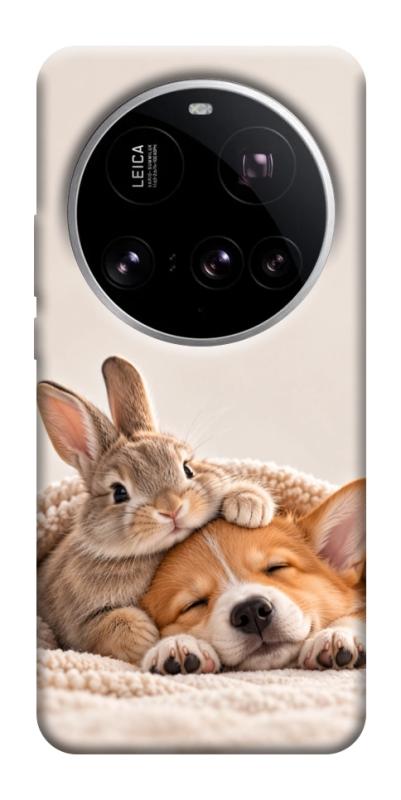Чехол itsPrint Rabbit and corgi для Xiaomi 15 Ultra, armored, купить оптом с доставкой
