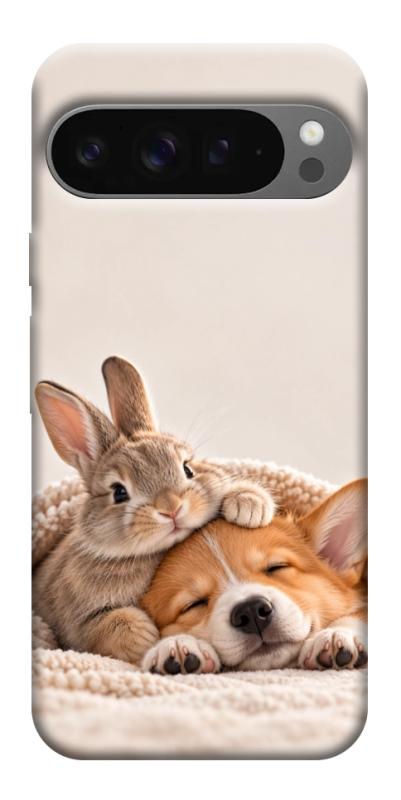 Чехол itsPrint Rabbit and corgi для Google Pixel 10 Pro XL, armored, купить оптом с доставкой