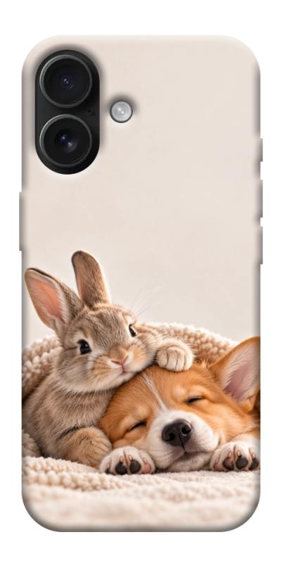 Чехол itsPrint Rabbit and corgi для Apple iPhone 17 (6.3"), armored, купить оптом с доставкой
