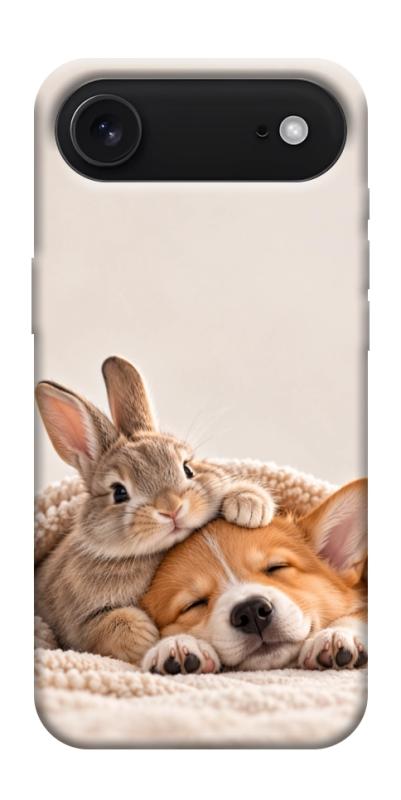 Чехол itsPrint Rabbit and corgi для Apple iPhone 17 Air (6.5"), armored, купить оптом с доставкой