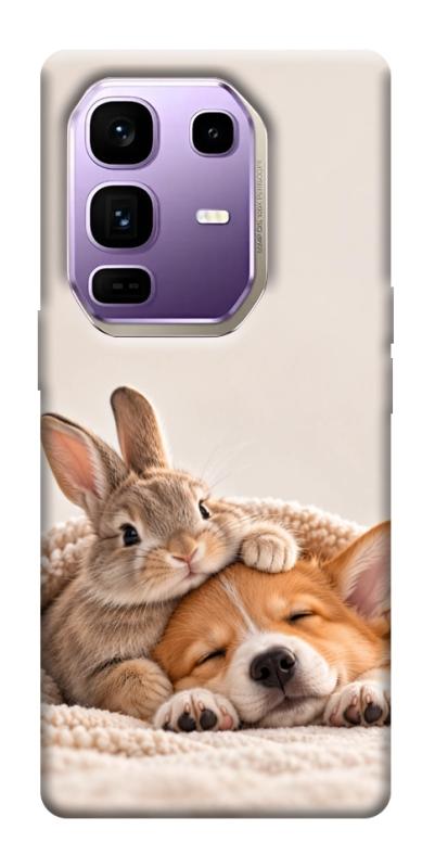 Чехол itsPrint Rabbit and corgi для Infinix Note 50 Pro+, armored, купить оптом с доставкой