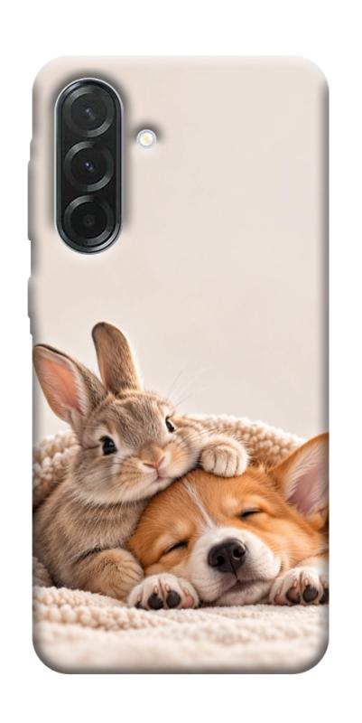 Чехол itsPrint Rabbit and corgi для Samsung Galaxy A57 5G, armored, купить оптом с доставкой