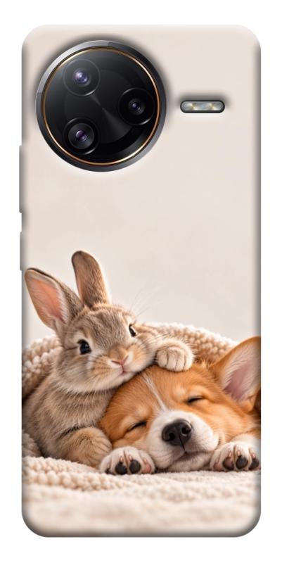 Чохол itsPrint Rabbit and corgi для Xiaomi Poco F7, armored, купити оптом з доставкою