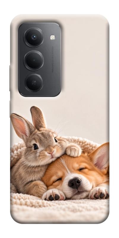 Чехол itsPrint Rabbit and corgi для Xiaomi Redmi 15 4G (Global) / 5G, armored, купить оптом с доставкой