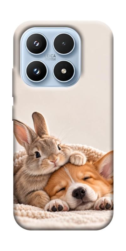 Чохол itsPrint Rabbit and corgi для Xiaomi 17 Pro, armored, купити оптом з доставкою