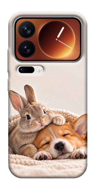 Чохол itsPrint Rabbit and corgi для Xiaomi 17 Pro Max, armored, купити оптом з доставкою