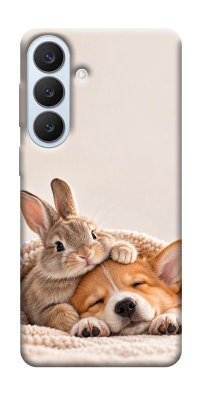 Чехол itsPrint Rabbit and corgi для Samsung Galaxy S26+, armored, купить оптом с доставкой