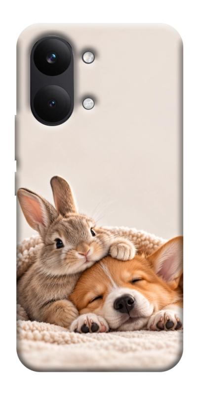 Чехол itsPrint Rabbit and corgi для Xiaomi Poco X8 Pro Max, armored, купить оптом с доставкой