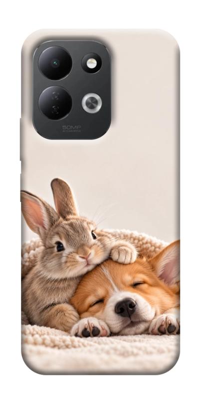 Чехол itsPrint Rabbit and corgi для Xiaomi Redmi 17, armored, купить оптом с доставкой