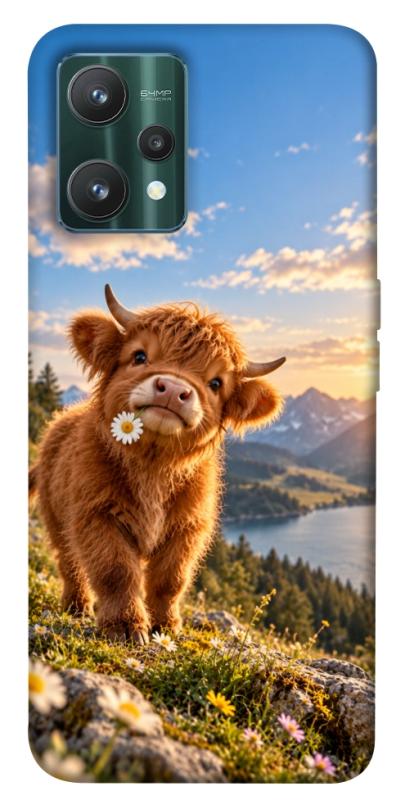 Чохол itsPrint Теля серед гір для Realme 9 Pro, armored, купити оптом з доставкою