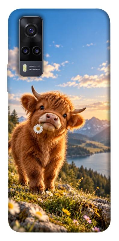 Чохол itsPrint Теля серед гір для Vivo Y31, armored, купити оптом з доставкою