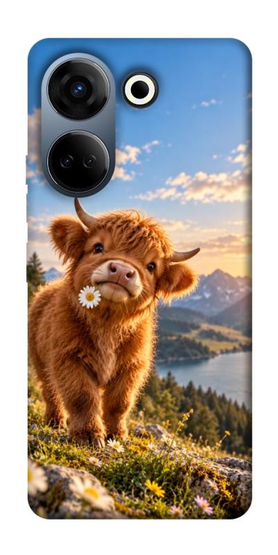 Чехол itsPrint Теля серед гір для TECNO Camon 20 Pro (CK7n), armored, купить оптом с доставкой