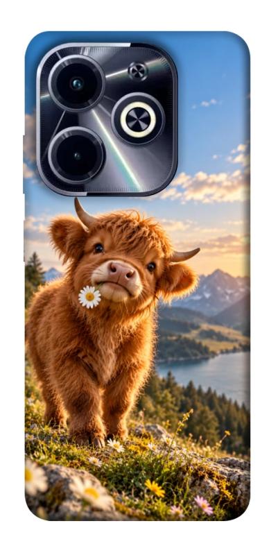 Чехол itsPrint Теля серед гір для Infinix Hot 40i, armored, купить оптом с доставкой