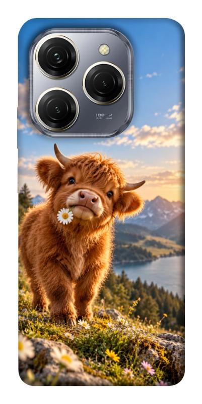 Чехол itsPrint Теля серед гір для TECNO Spark 20 Pro, armored, купить оптом с доставкой