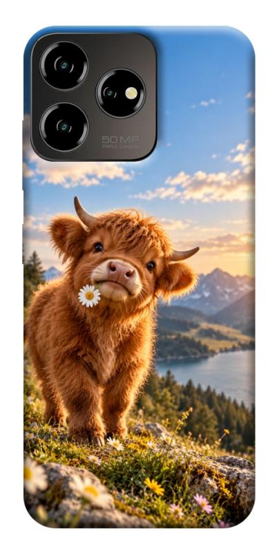 Чохол itsPrint Теля серед гір для ZTE Blade V50 Desing 4G, armored, купити оптом з доставкою