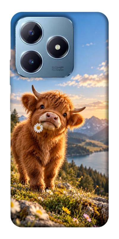 Чохол itsPrint Теля серед гір для Realme C63 4G, armored, купити оптом з доставкою