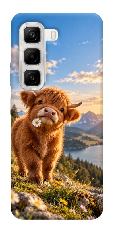 Чехол itsPrint Теля серед гір для Infinix Hot 50 4G, armored, купить оптом с доставкой