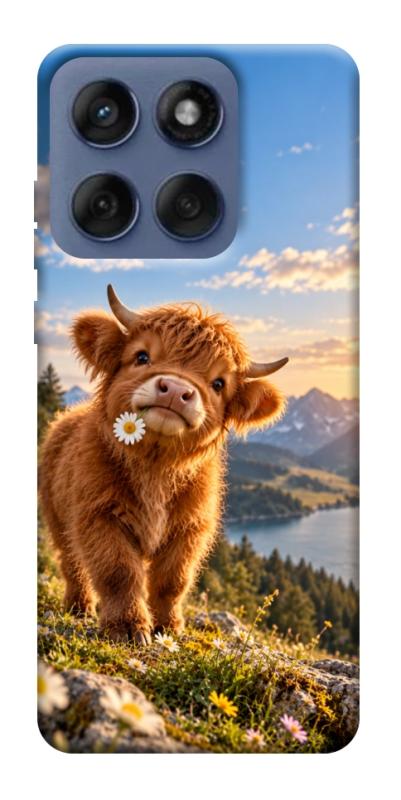 Чохол itsPrint Теля серед гір для Motorola Edge 60 Fusion, armored, купити оптом з доставкою