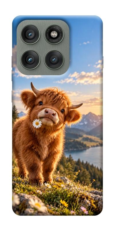 Чехол itsPrint Теля серед гір для Motorola Edge 60 Pro, armored, купить оптом с доставкой