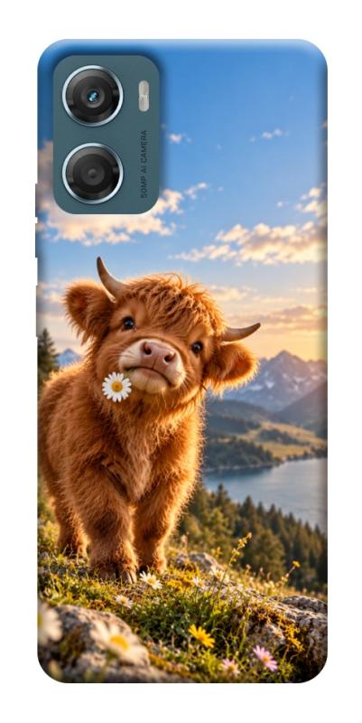 Чехол itsPrint Теля серед гір для Motorola Moto G06, armored, купить оптом с доставкой