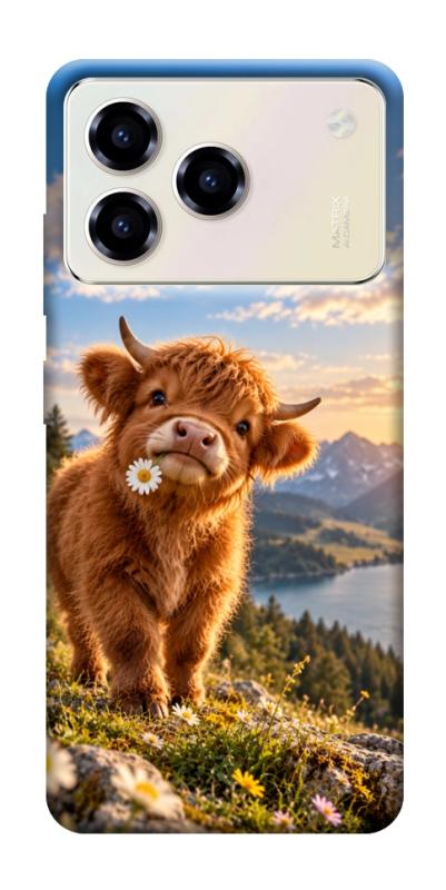 Чохол itsPrint Теля серед гір для ZTE Blade A76, armored, купити оптом з доставкою