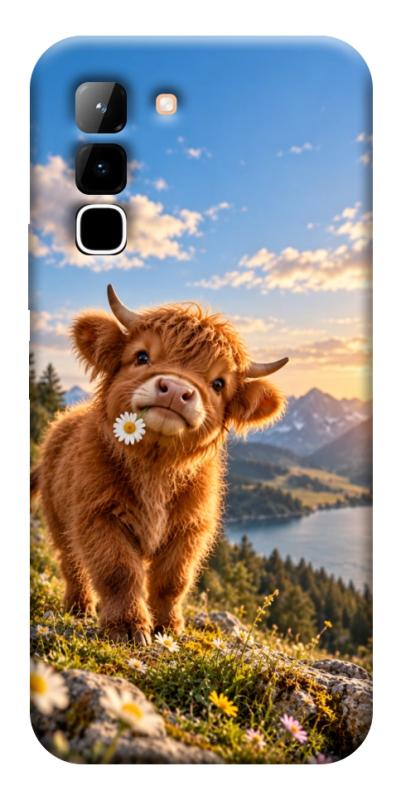 Чохол itsPrint Теля серед гір для Infinix Hot 70, armored, купити оптом з доставкою