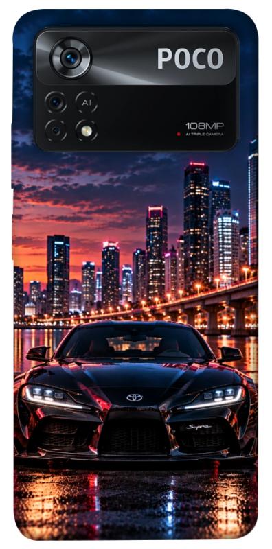 Чехол itsPrint Toyota Supra для Xiaomi Poco X4 Pro 5G, armored, купить оптом с доставкой