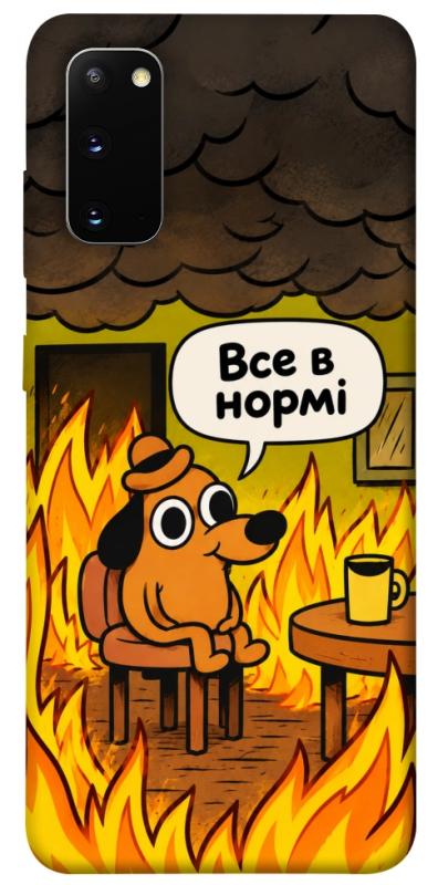 Чехол itsPrint Все в нормі для Samsung Galaxy S20, armored, купить оптом с доставкой