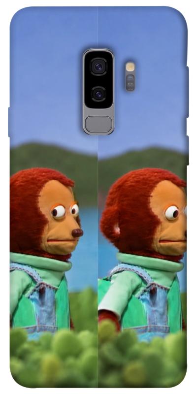 Чехол itsPrint Мавпочка з ніяковим поглядом для Samsung Galaxy S9+, armored, купить оптом с доставкой