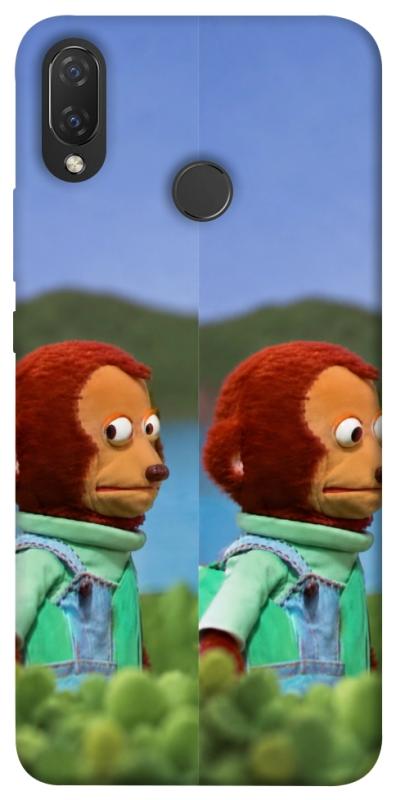 Чехол itsPrint Мавпочка з ніяковим поглядом для Huawei P Smart+ (nova 3i), armored, купить оптом с доставкой