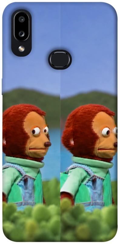 Чехол itsPrint Мавпочка з ніяковим поглядом для Samsung Galaxy A10s, armored, купить оптом с доставкой