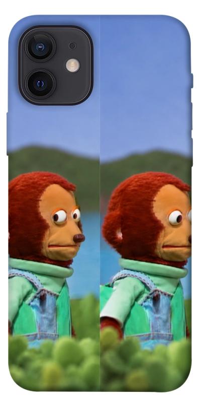 Чехол itsPrint Мавпочка з ніяковим поглядом для Apple iPhone 12 Pro (6.1"), armored, купить оптом с доставкой