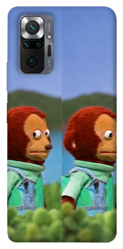 Чехол itsPrint Мавпочка з ніяковим поглядом для Xiaomi Redmi Note 10 Pro, armored, купить оптом с доставкой