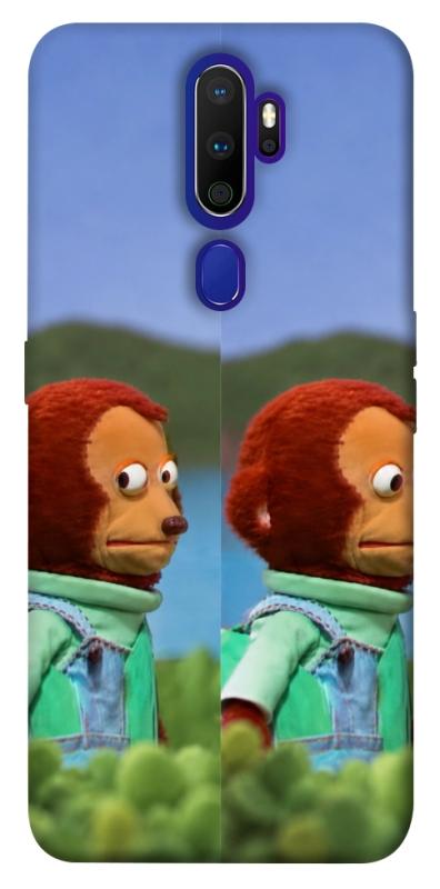 Чехол itsPrint Мавпочка з ніяковим поглядом для Oppo A5 (2020) / Oppo A9 (2020), armored, купить оптом с доставкой