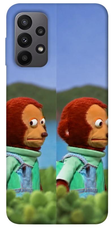 Чехол itsPrint Мавпочка з ніяковим поглядом для Samsung Galaxy A23 4G, armored, купить оптом с доставкой