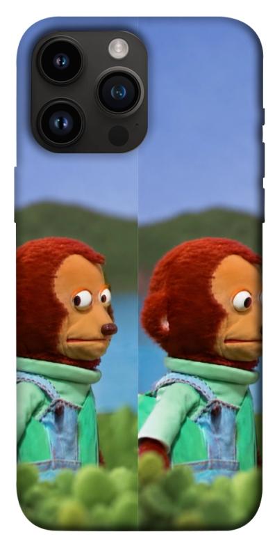 Чохол itsPrint Мавпочка з ніяковим поглядом для Apple iPhone 14 Pro Max (6.7"), armored, купити оптом з доставкою