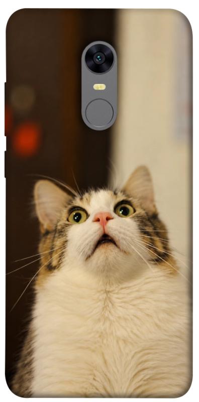 Чехол itsPrint Shocked Cat для Xiaomi Redmi 5 Plus / Redmi Note 5 (Single Camera), armored, купить оптом с доставкой
