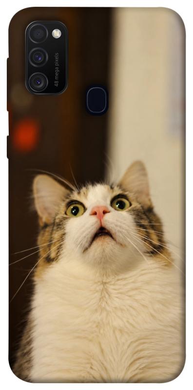 Чехол itsPrint Shocked Cat для Samsung Galaxy M30s / M21, armored, купить оптом с доставкой