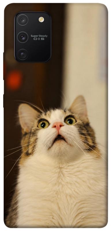 Чехол itsPrint Shocked Cat для Samsung Galaxy S10 Lite, armored, купить оптом с доставкой