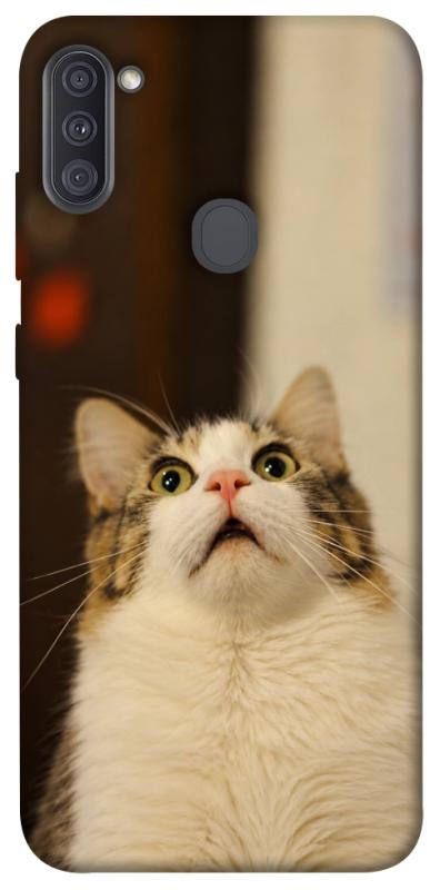 Чехол itsPrint Shocked Cat для Samsung Galaxy A11, armored, купить оптом с доставкой