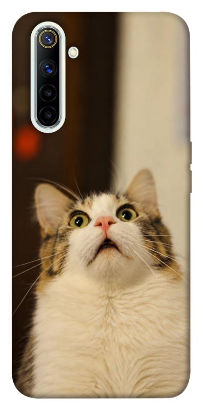 Чехол itsPrint Shocked Cat для Realme 6, armored, купить оптом с доставкой